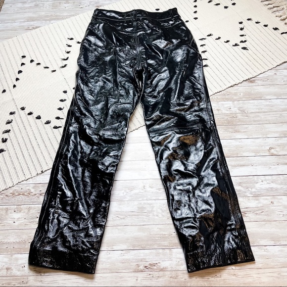 LPA 417 Pants Leather Black High Rise Size Small NWOT - Picture 5 of 10